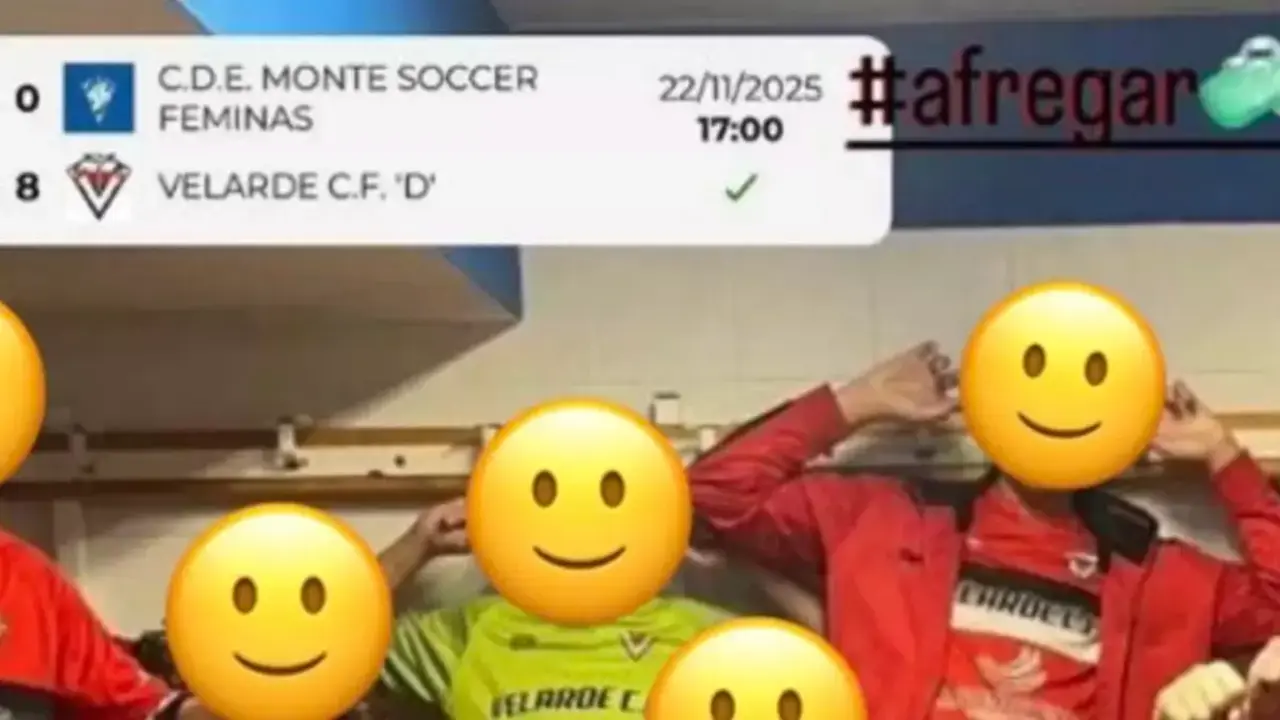 Imagen de los jugadores dek Velarde en redes sociales