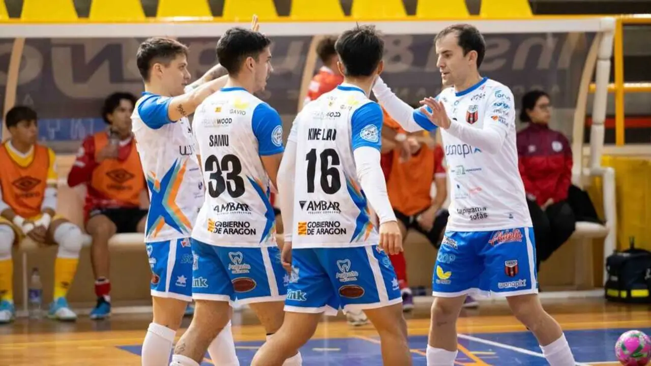 El Wanapix celebrando uno de sus tantos. Fotograf&iacute;a: Alejandro Meavilla.