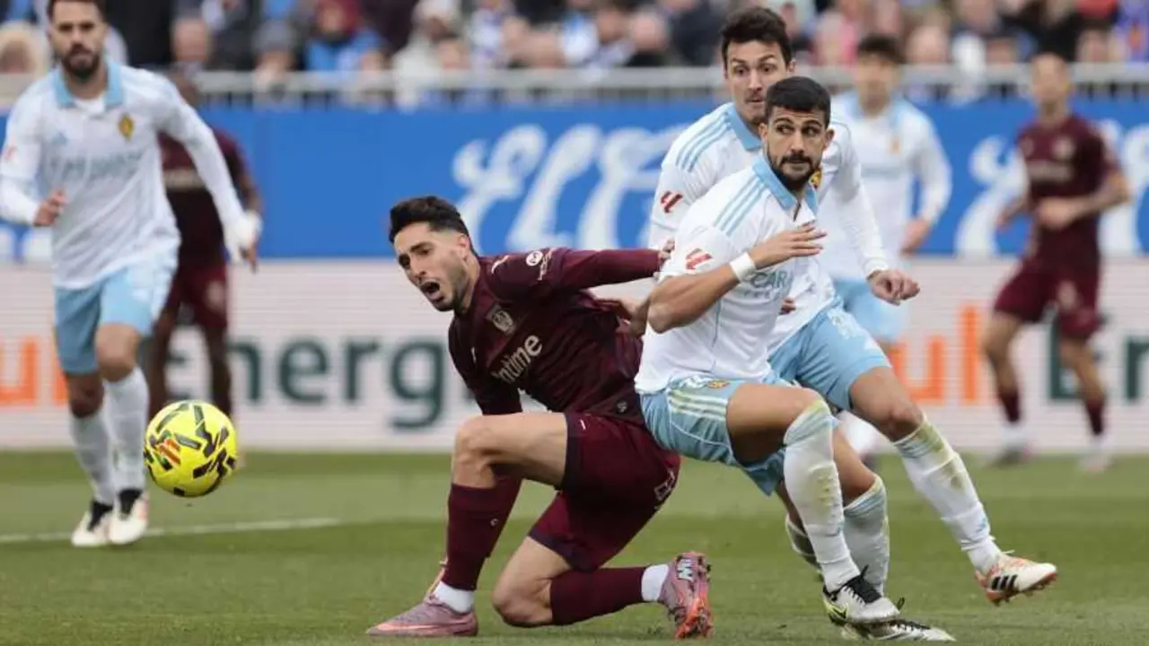 Imagen del pasado duelo liguero entre Real Zaragoza y Legan&eacute;s. Fotograf&iacute;a: LaLiga.
