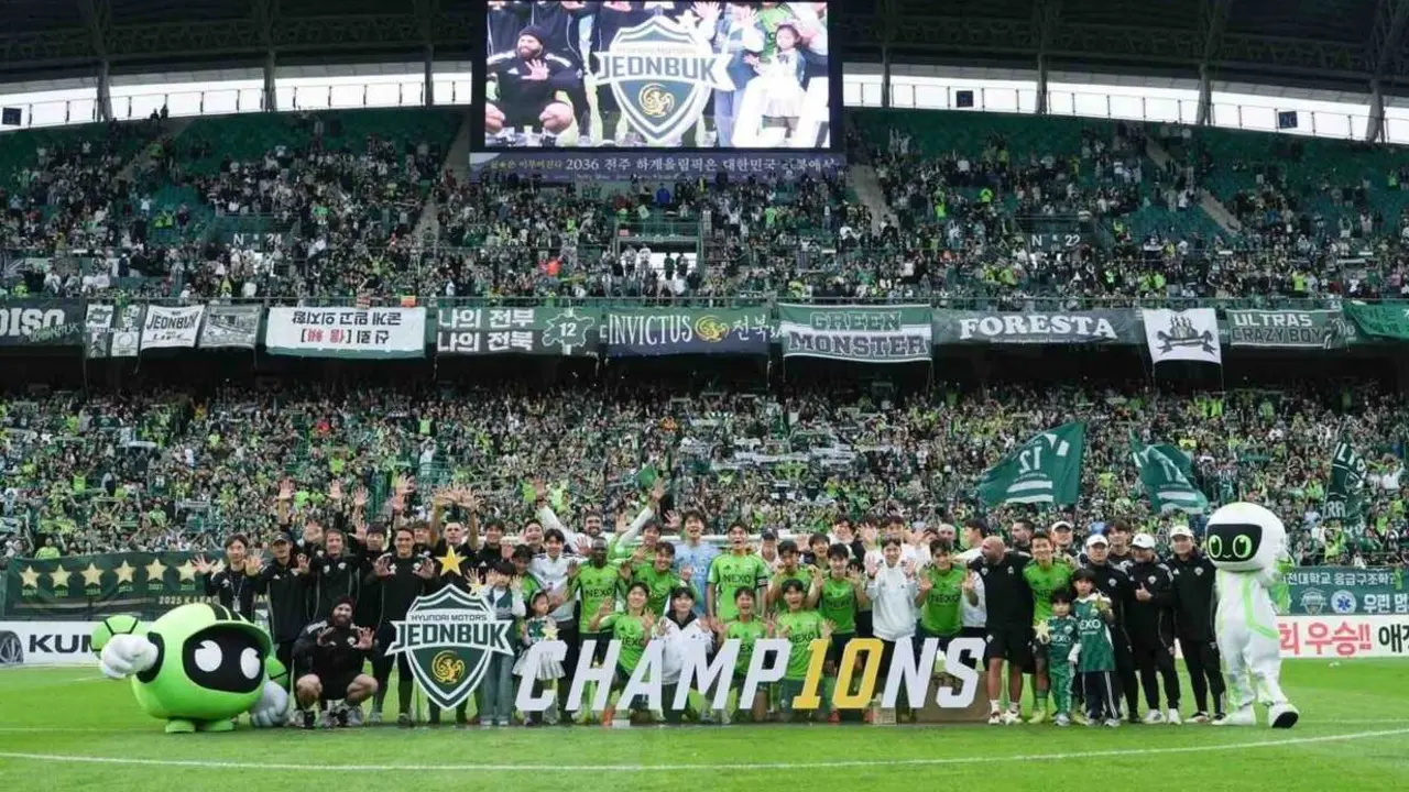 Celebraci&oacute;n del t&iacute;tulo del Jeonbuk Hyundai / Jeonbuk Hyundai