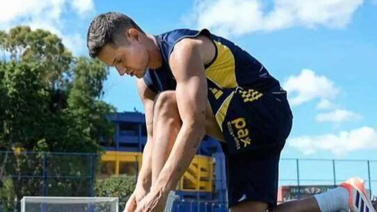 Ander Herrea con Boca Juniors