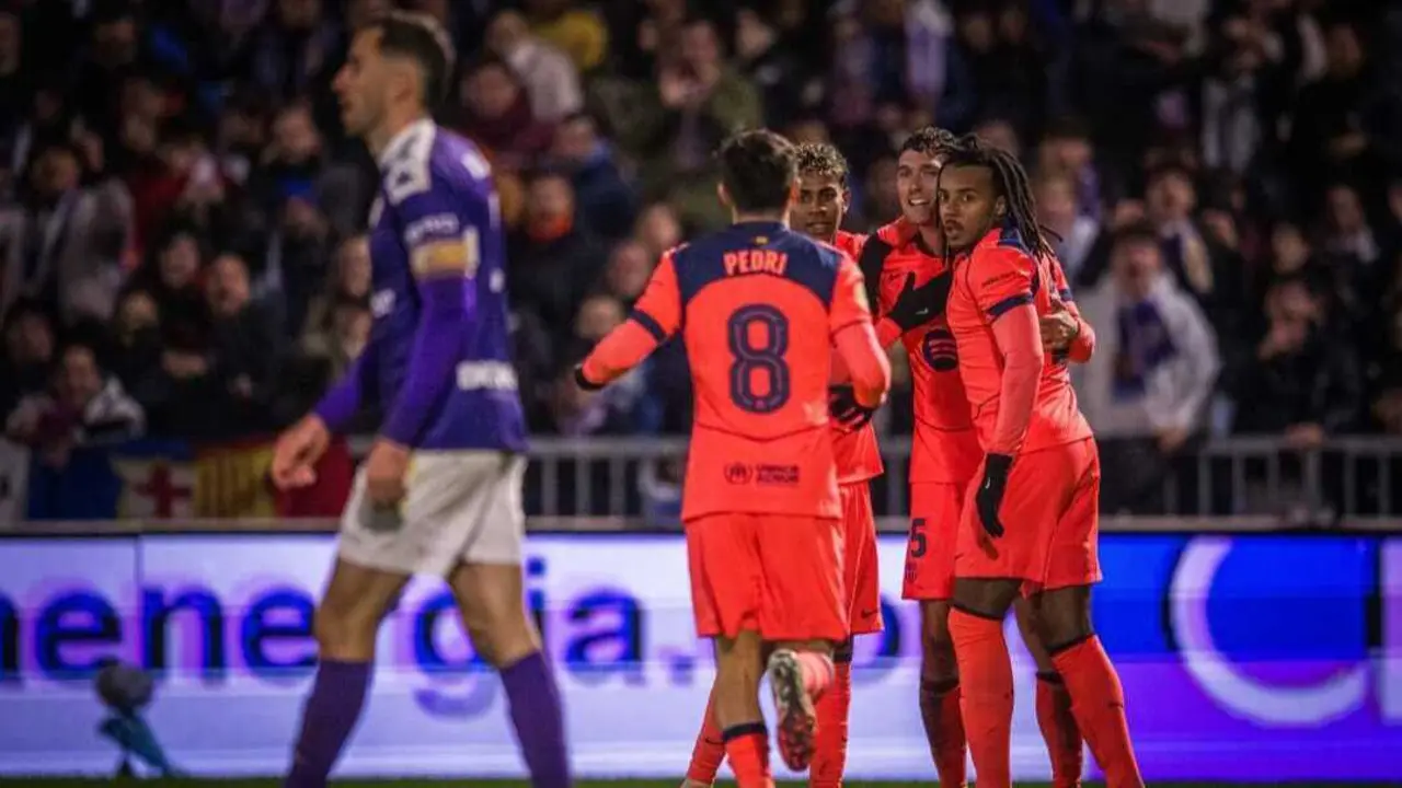 Jugadores del FC Barcelona celebran un gol ante el Guadalajara / FCB
