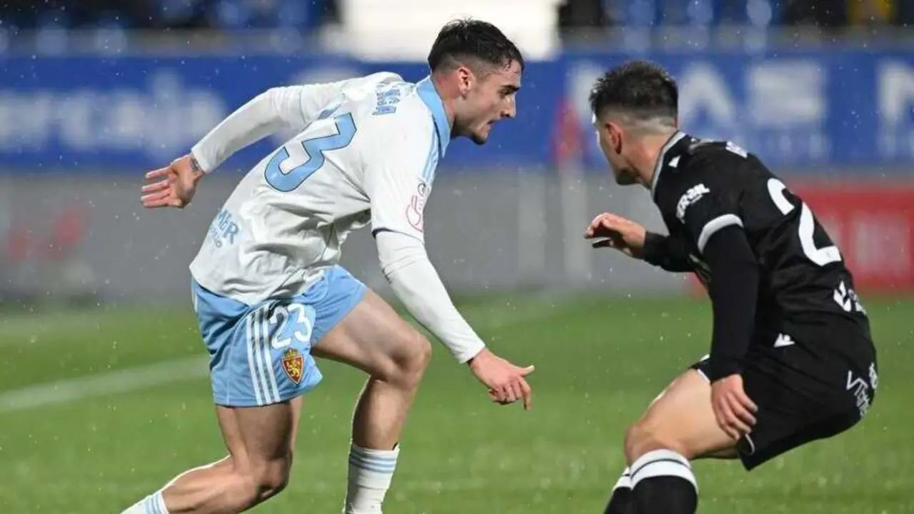 Marcos Cuenca en el Real Zaragoza - Burgos de Copa del Rey / RZ