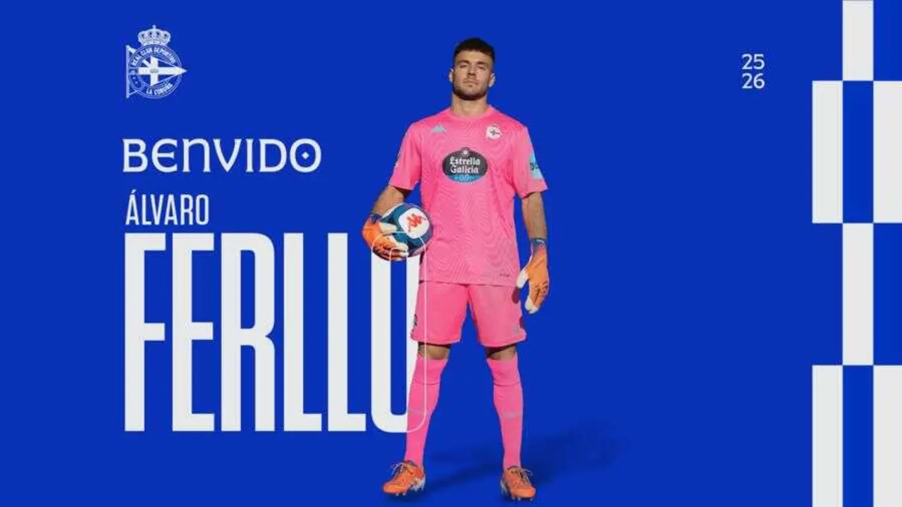 &Aacute;lvaro con el Deportivo /RC Deportivo