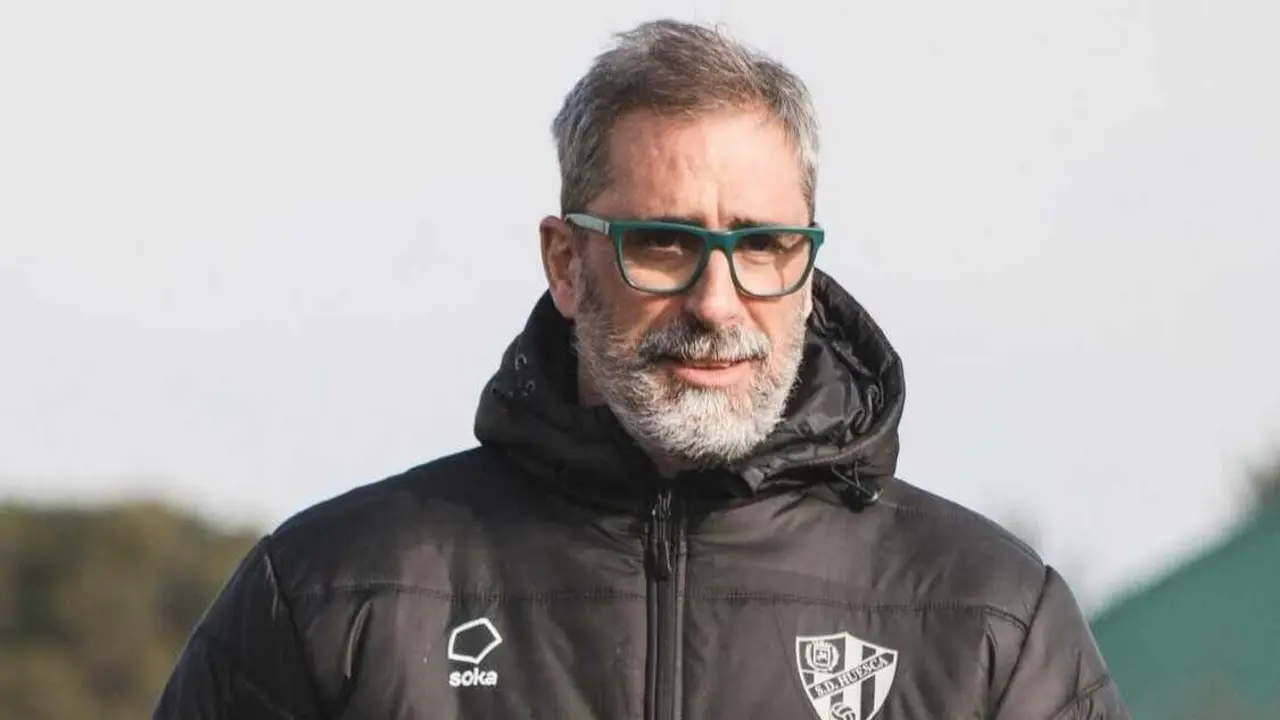 Bolo en un entrenamiento con el Huesca en el 2026 / SD Huesca