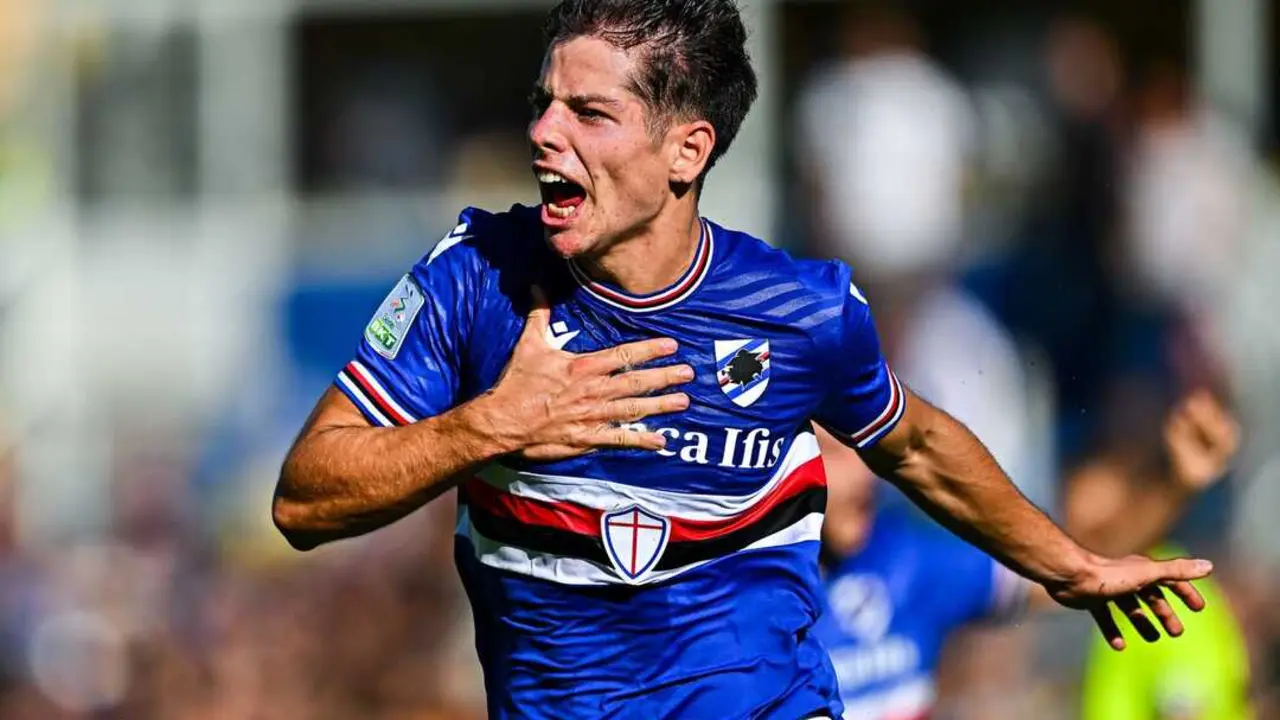 Estanislau Pedrola con la Sampdoria