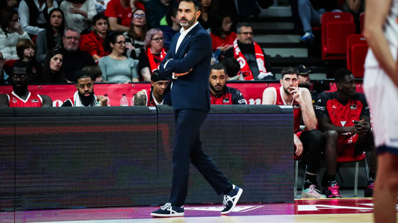 Jes&uacute;s Ram&iacute;rez durante un partido con el Casademont Zaragoza. Fotograf&iacute;a: Esther Casas / Casademont Zaragoza.