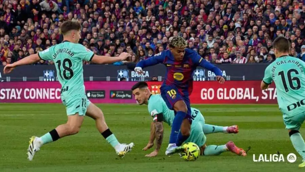 Imagen del &uacute;ltimo partido entre Barcelona y Athletic / LaLiga