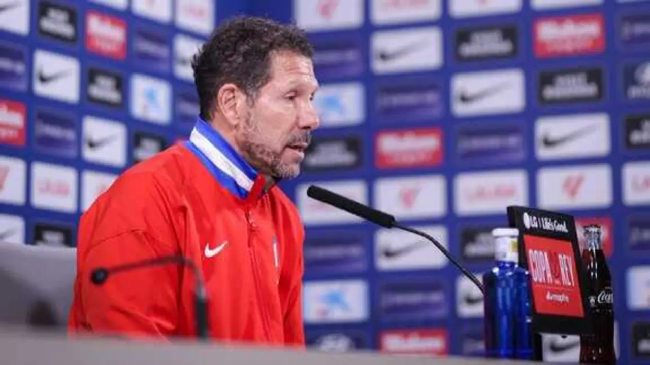 Simeone, en rueda de prensa / Atl&eacute;tico de Madrid