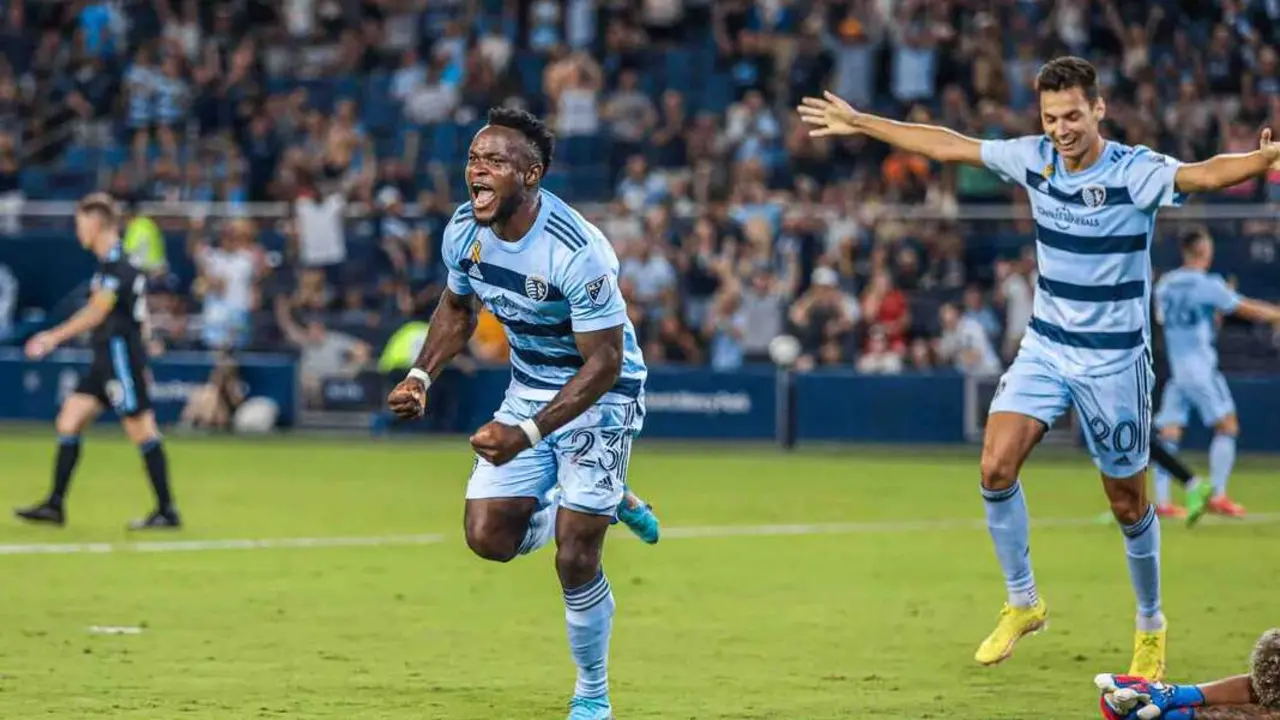 Willy Agada con el Sporting Kansas City / SKC