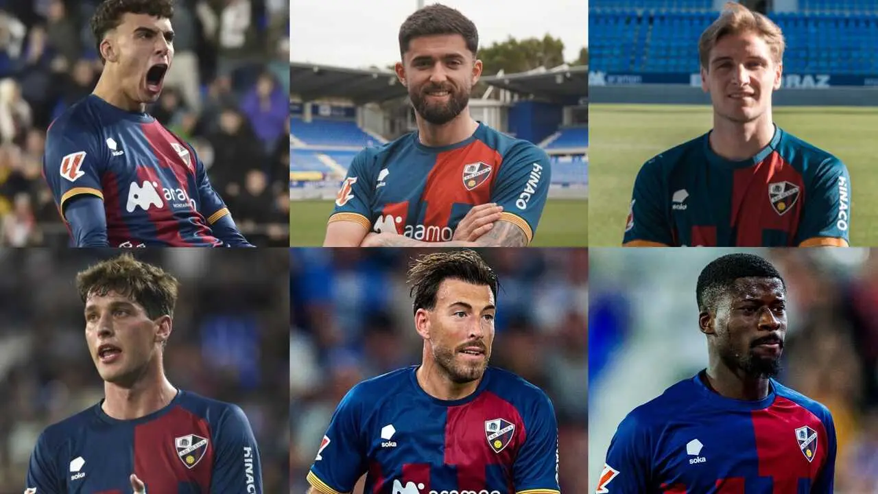 De izquierda a derecha y de arriba a abajo: &Aacute;ngel P&eacute;rez, Escobar, Cantero, Enol, Enrich y Ntamack