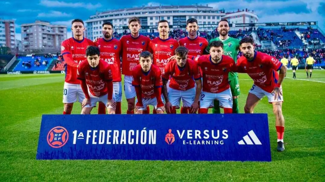 Once inicial del CD Teruel. Fotograf&iacute;a: CD Teruel.