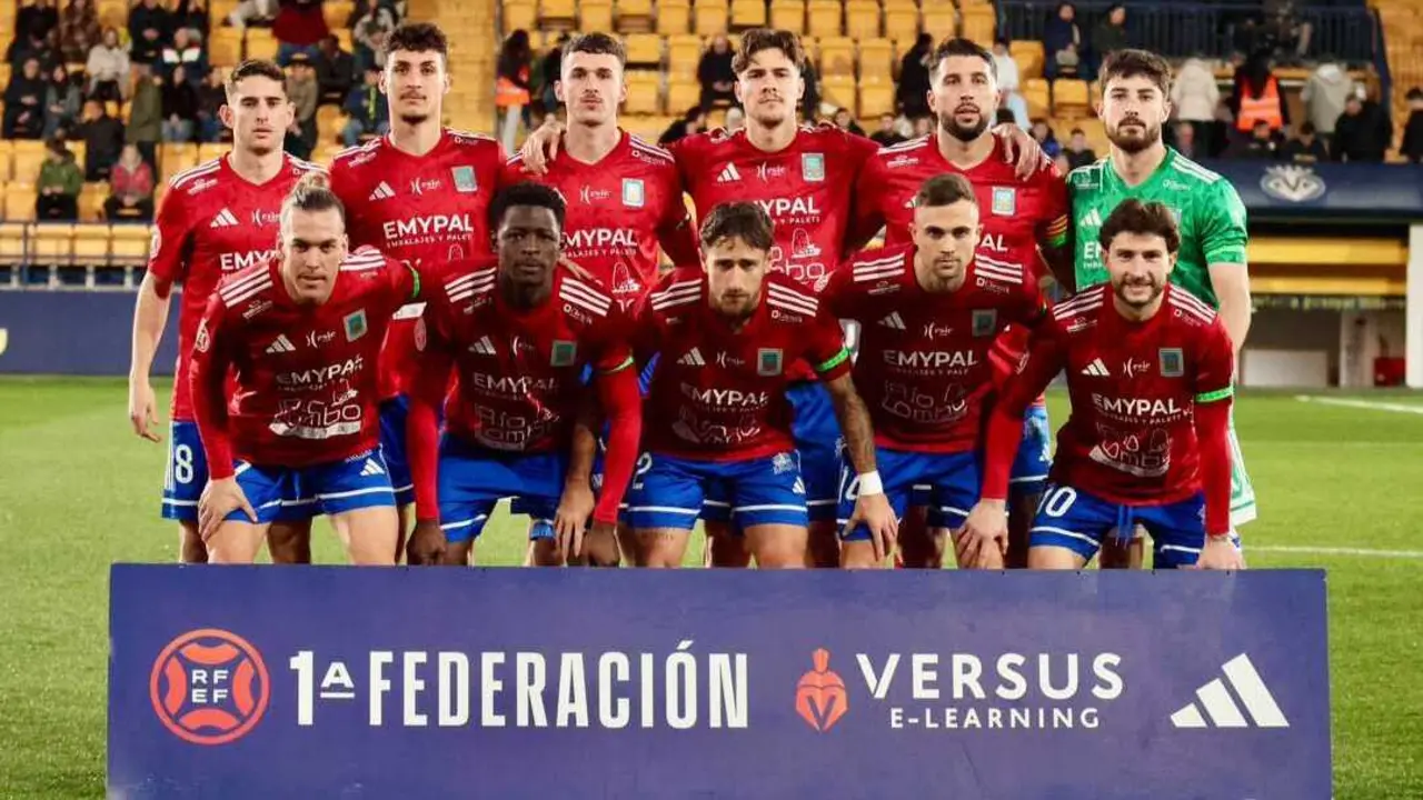 Once inicial de la SD Tarazona ante el Villarreal 'B'. Fotograf&iacute;a: SDT.
