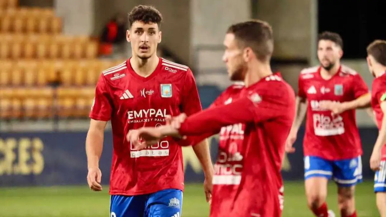 La SD Tarazona durante el pasado duelo ante el Villarreal 'B'. Fotograf&iacute;a: SDT.