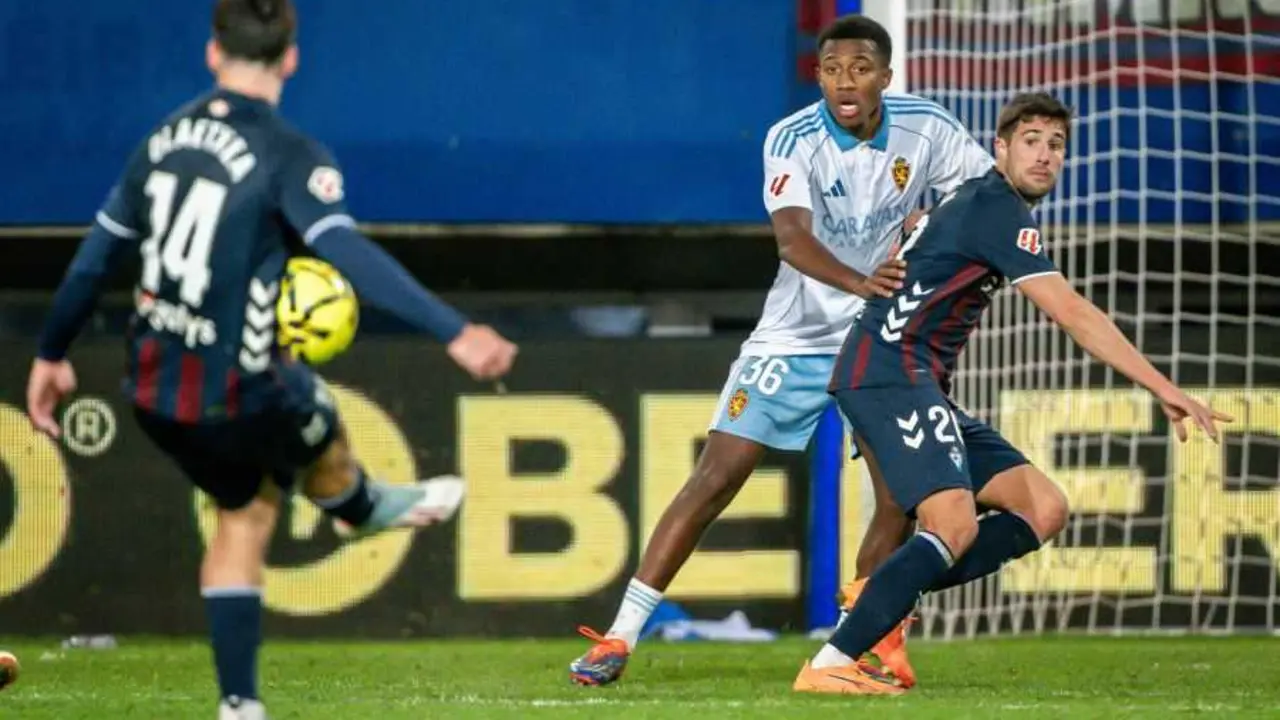 Imagen del SD Eibar - Real Zaragoza de la ida / LaLiga
