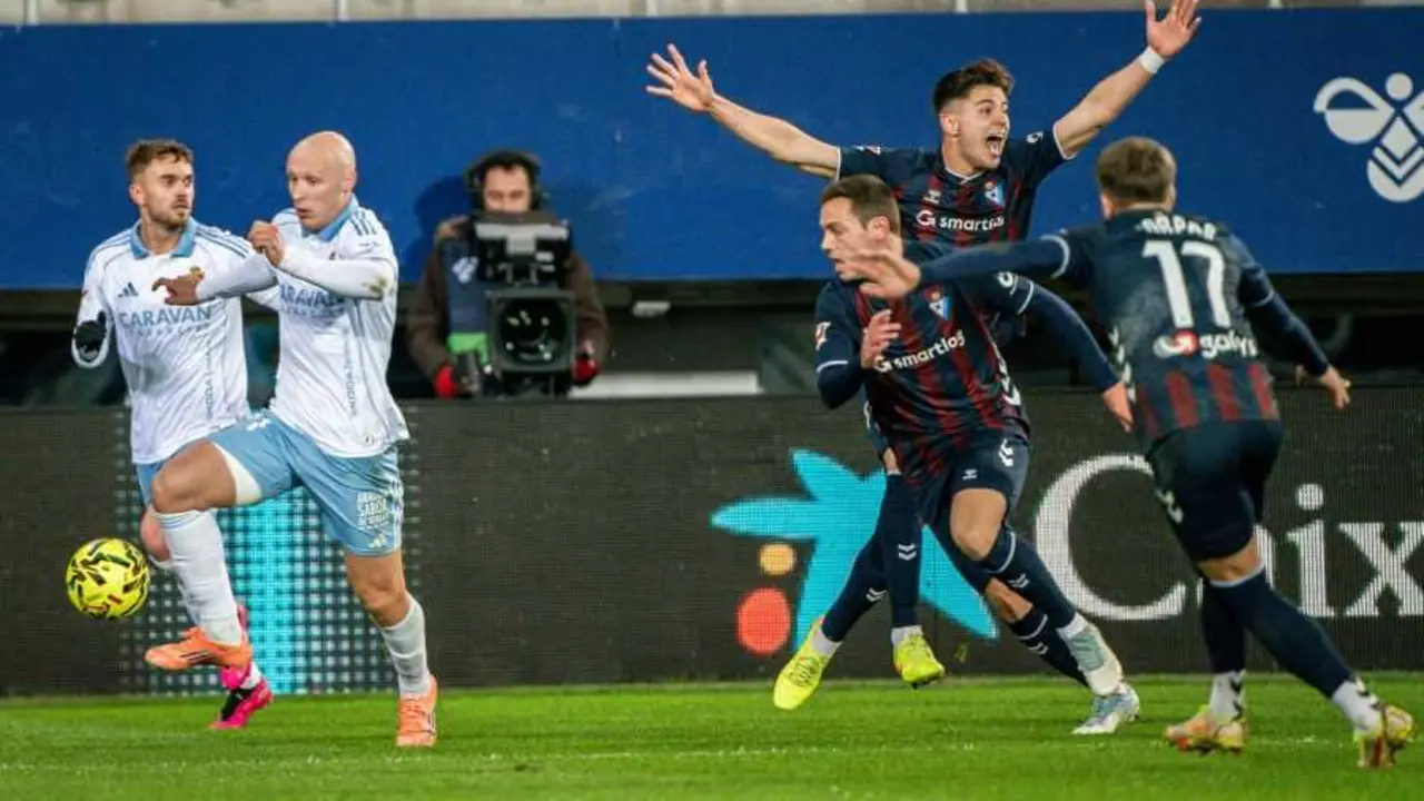 Imagen del SD Eibar - Real Zaragoza de la ida / LaLiga