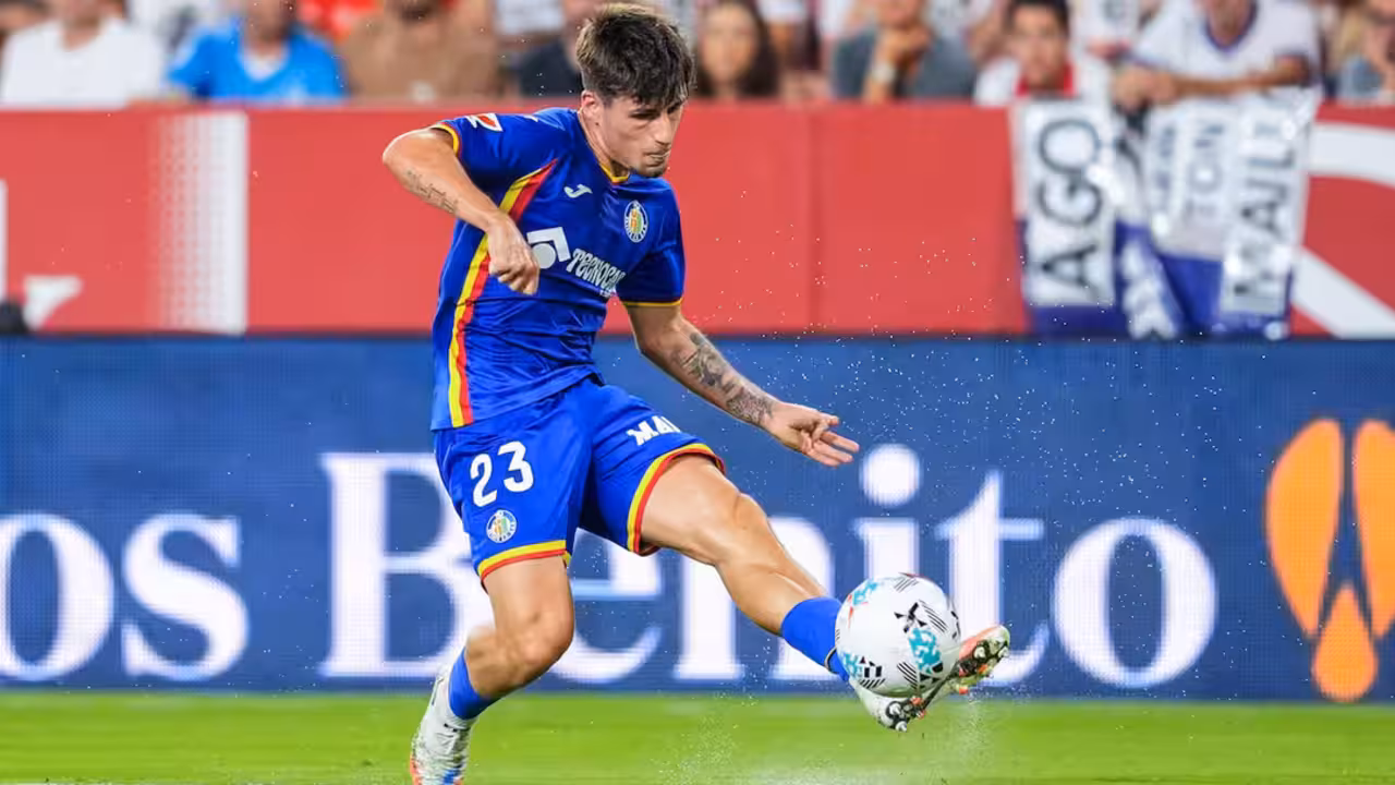 Adri&aacute;n Liso durante un partido con el Getafe / AFP7 v&iacute;a Europa Press (AFP7 v&iacute;a Europa Press)