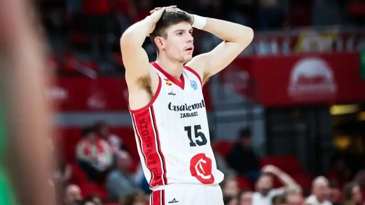 Joaqu&iacute;n Rodr&iacute;guez, durante el duelo ante Dinamo Sassari, el &uacute;ltimo este curso para el Casademont en FIBA Europe Cup.
