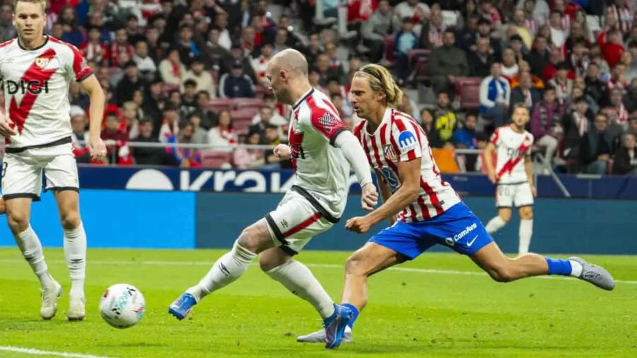 Imagen del partido de ida entre Atl&eacute;tico de Madrid y Rayo Vallecano / LaLiga