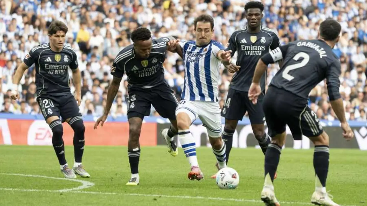 Imagen del Real Sociedad - Real Madrid de la ida / LaLiga