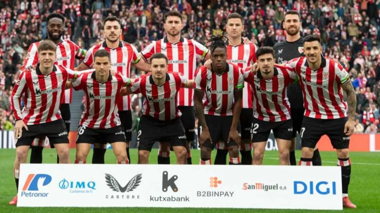 Once inicial del Athletic Club en un duelo liguero. Fotograf&iacute;a: Athletic Club.