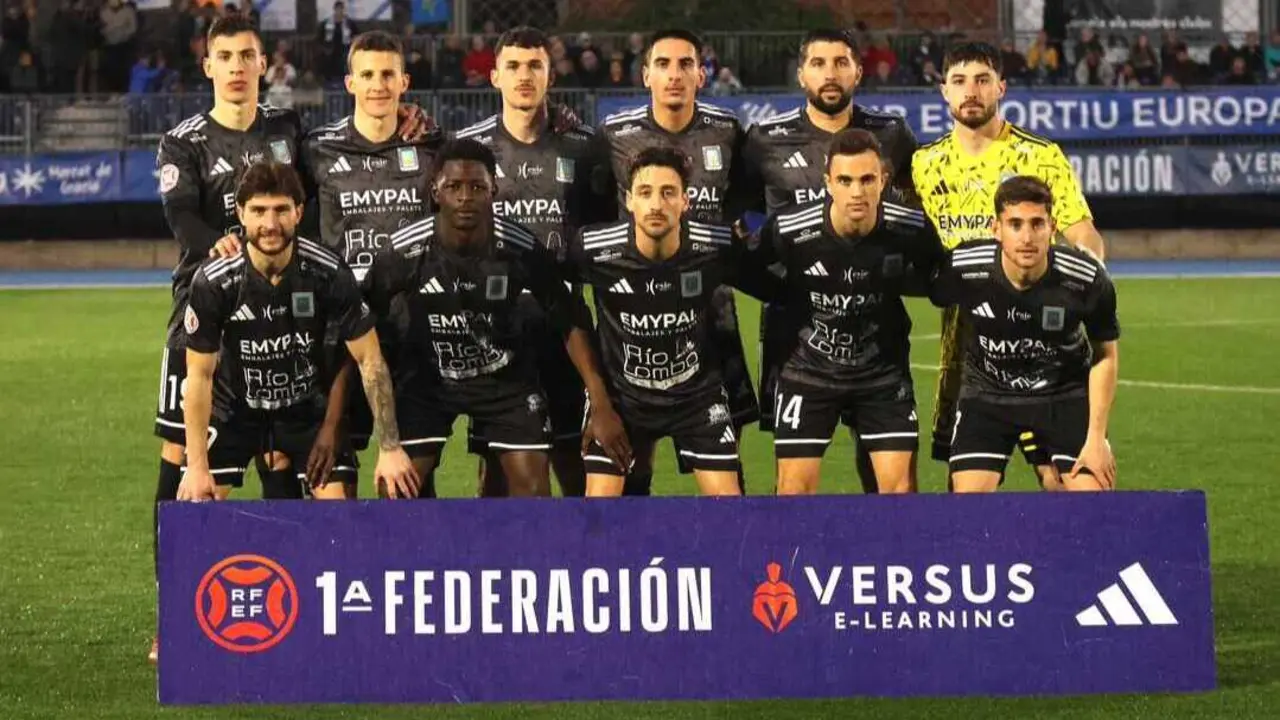 Once inicial de la SD Tarazona ante el CE Europa. Fotograf&iacute;a: SDT.