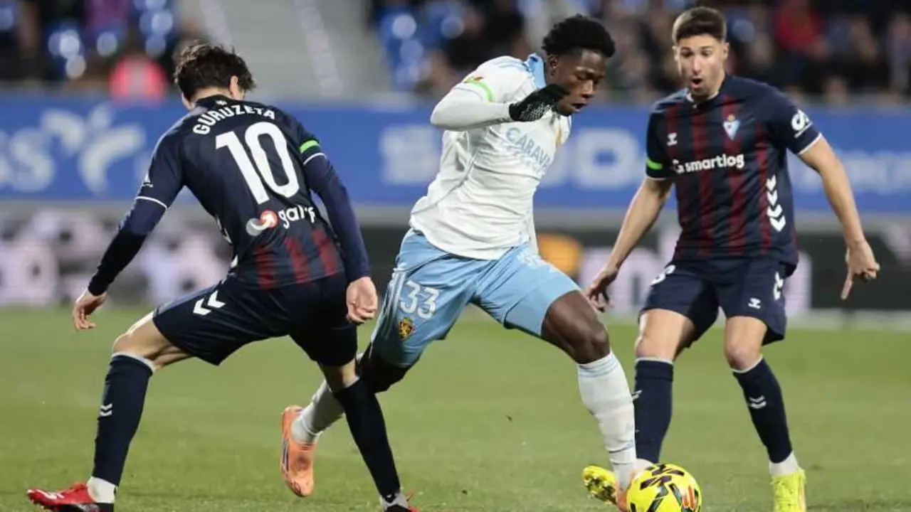 Saidu en el Real Zaragoza - SD Eibar / LaLiga