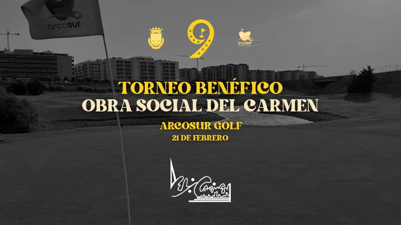 Imagen promocional del torneo ben&eacute;fico. Fotograf&iacute;a: Arcosur Golf.