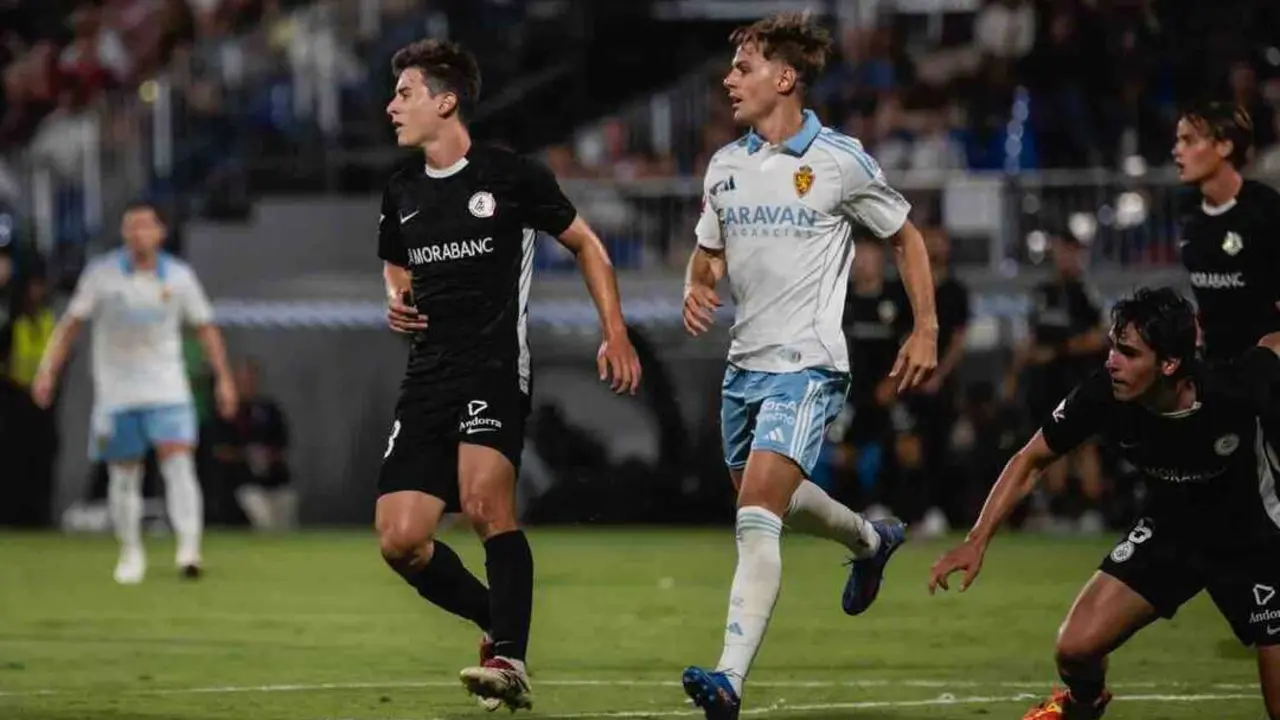 Real Zaragoza - Andorra / MARCOS CEBRI&Aacute;N
