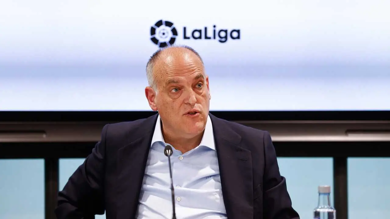 Javier Tebas, presidente de LaLiga. Fotograf&iacute;a: LaLiga.
