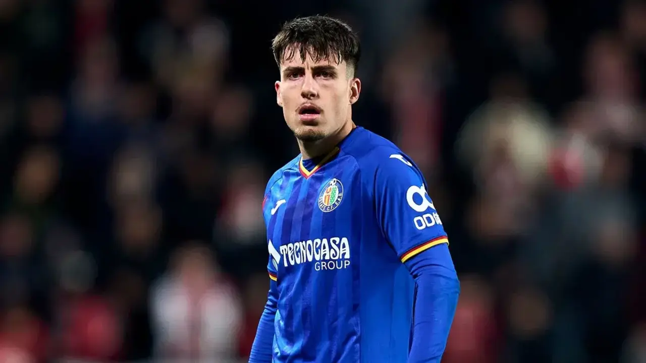 Adri&aacute;n Liso durante un partido / Getafe