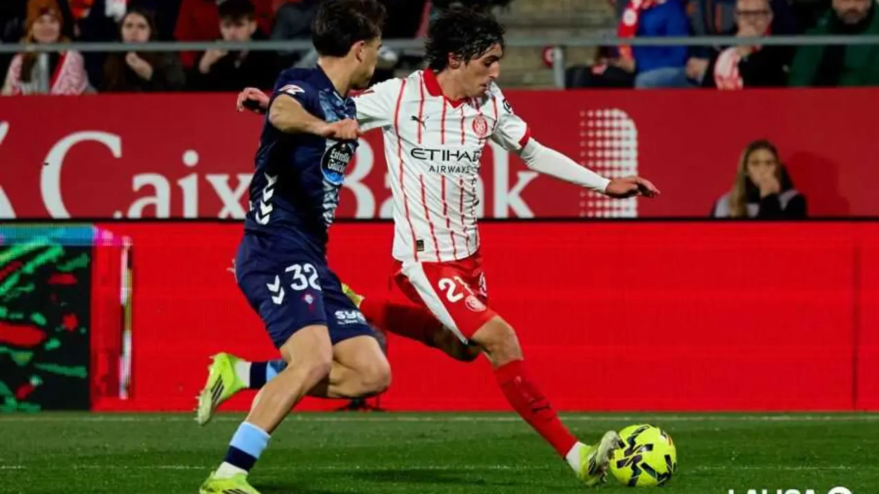 Bryan Gil en el Girona - Celta / LaLiga
