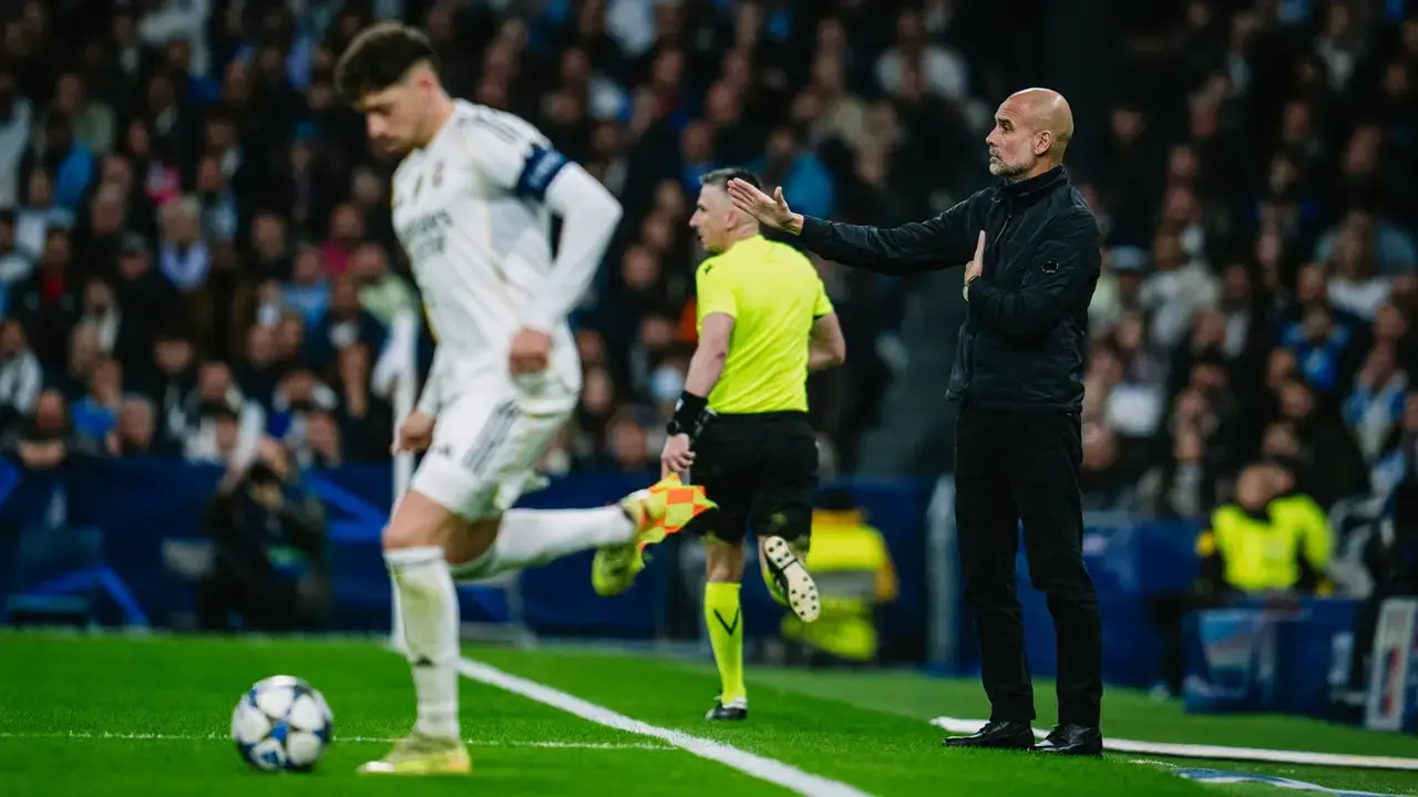 Imagen de un Real Madrid - Manchester City con Valverde y Guardiola / MC