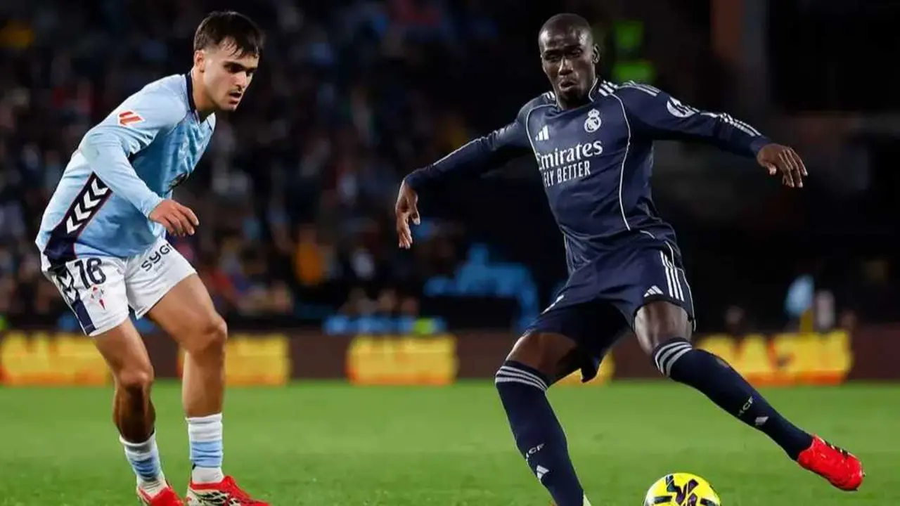 Ferland Mendy durante el Celta - Real Madrid / RM