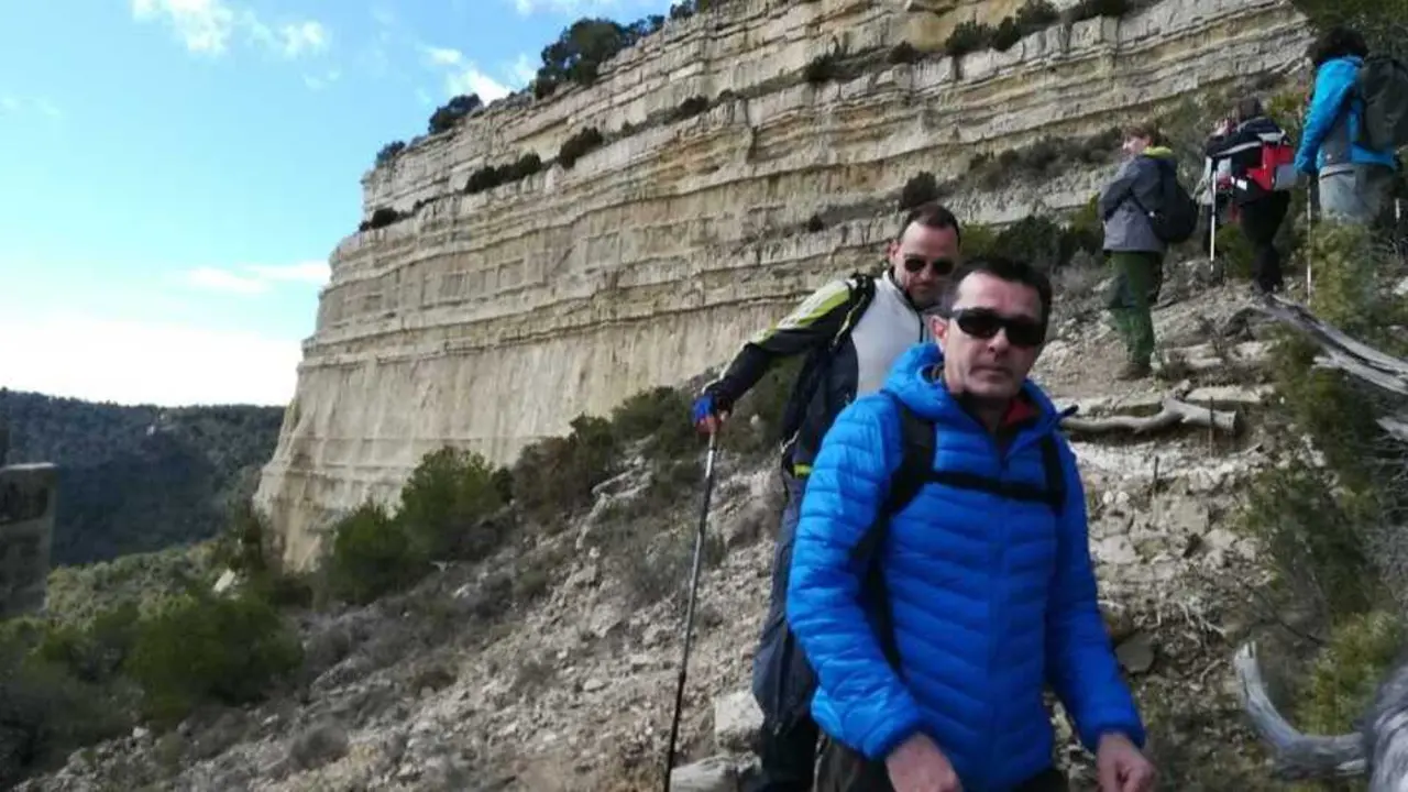 Imagen de participantes de una edici&oacute;n pasada en la ruta de Bardena Negra / Comunicaci&oacute;n Comarca de las Cinco Villas.