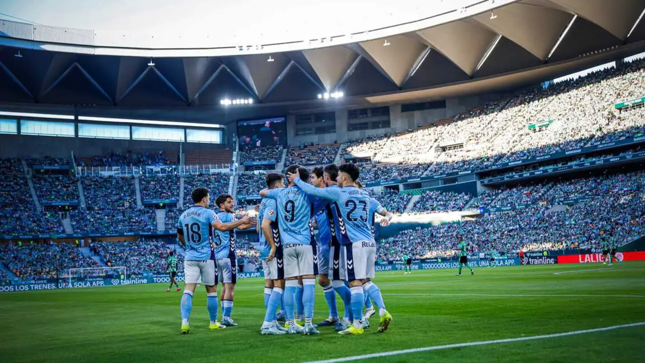 Jugadores del Celta celebran un gol en su &uacute;ltimo partido / RC Celta