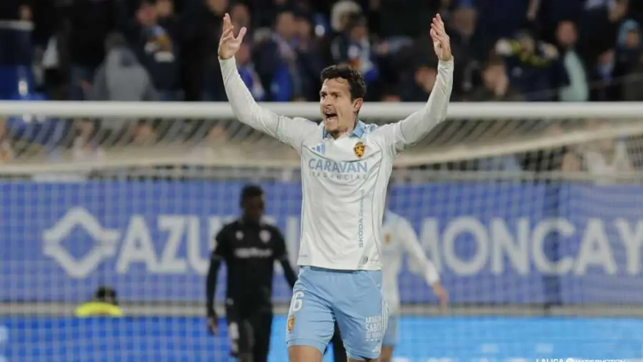 Radovanovic en el Real Zaragoza - Almer&iacute;a / LaLiga