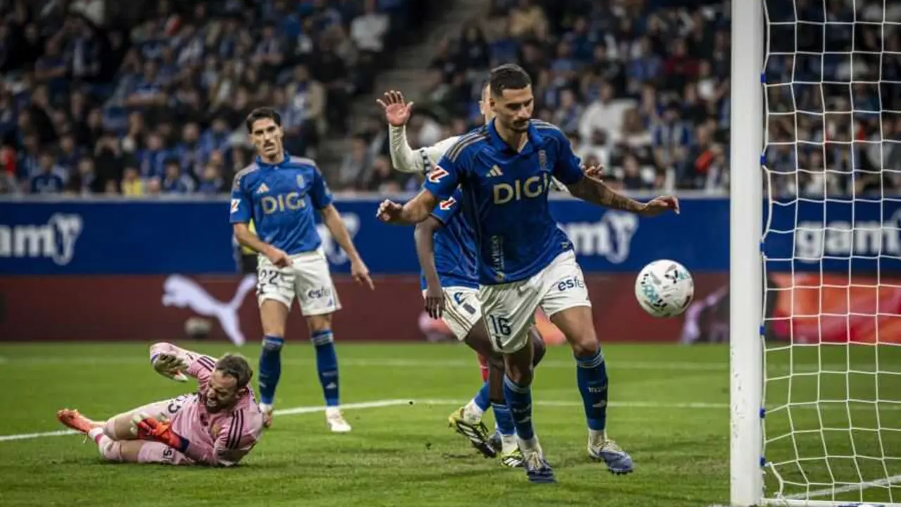 David Carmo, jugador del Real Oviedo / LaLiga