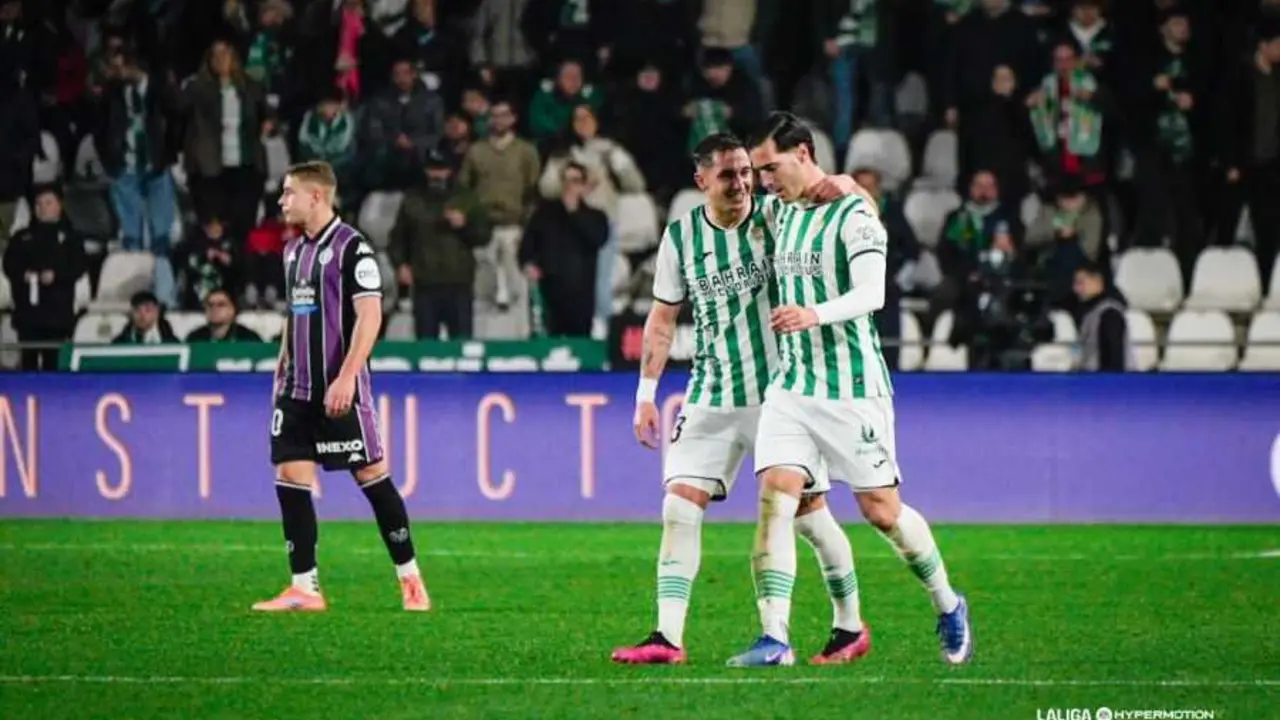 Sergi Guardiola celebra un gol con el C&oacute;rdoba / LaLiga