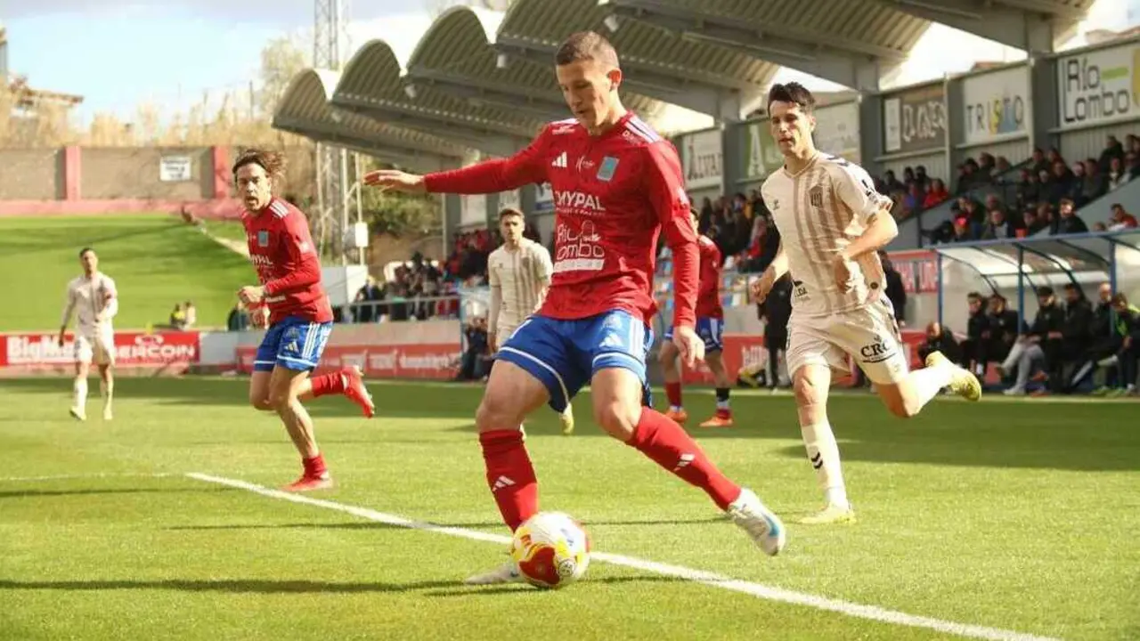 Carlos Nieto durante un partido con el Tarazona / SD Tarazona
