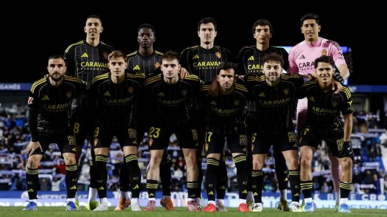 Once titular del Real Zaragoza en Legan&eacute;s / LaLiga