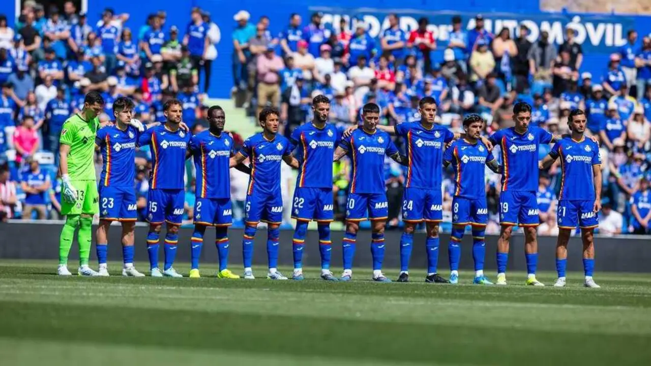 Once inicial del Getafe en un duelo anterior / Getafe.