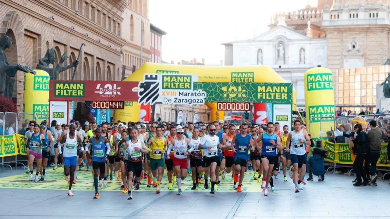Imagen de una edici&oacute;n anterior de la competici&oacute;n / MANN-FILTER Marat&oacute;n Zaragoza.