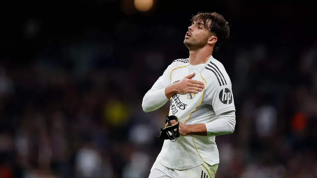 Ra&uacute;l Asencio durante un partido / Real Madrid