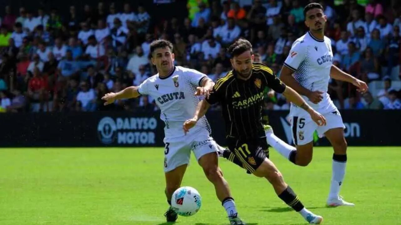 Ceuta - Real Zaragoza de la ida / LaLiga