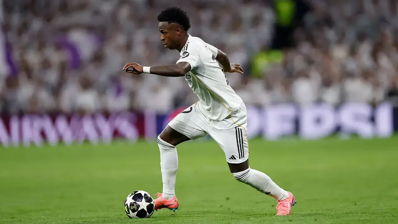Vinicius durante un partido con el Real Madrid / RM