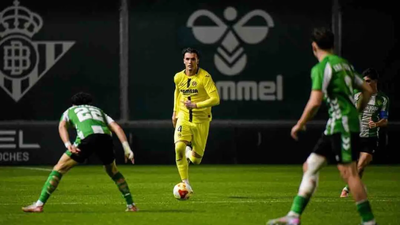 Ismael Sierra con el Villarreal B / INSTAGRAM