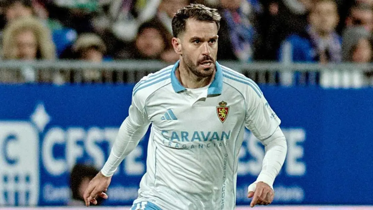 Pablo Insua durante un partido con el Real Zaragoza / RZ