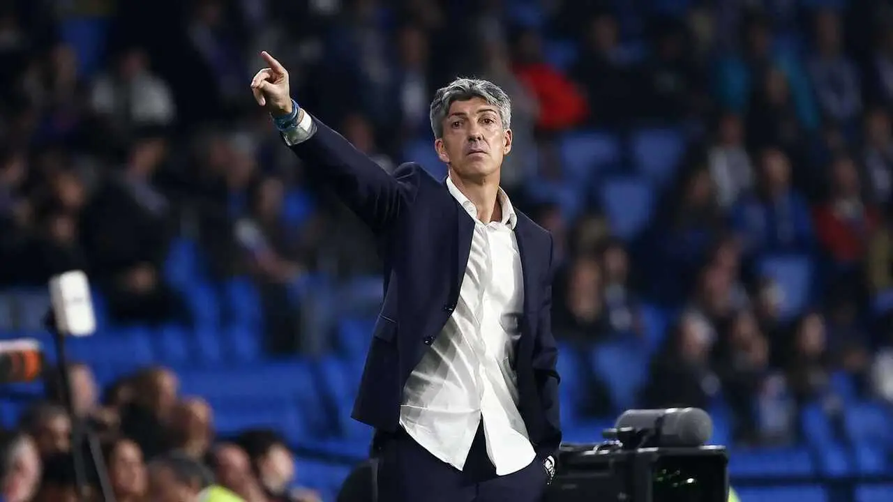 Imanol Alguacil, entrenador / Real Sociedad