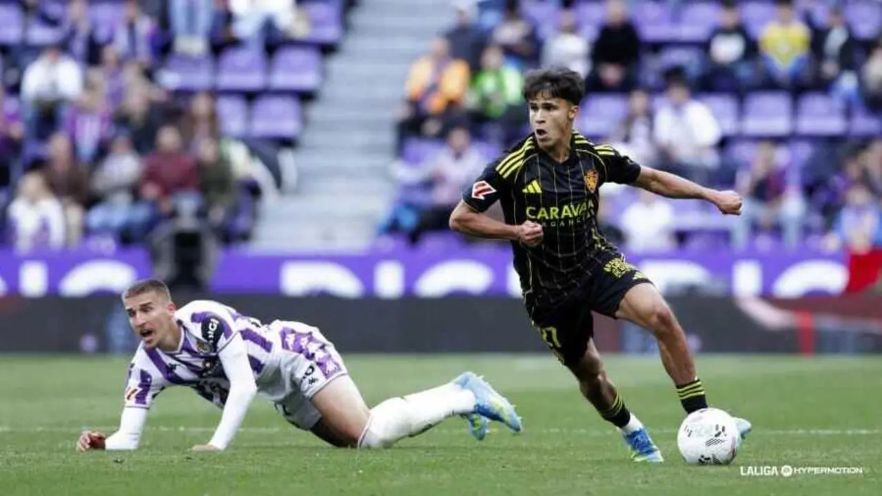 Larios en el Valladolid - Real Zaragoza / LaLiga